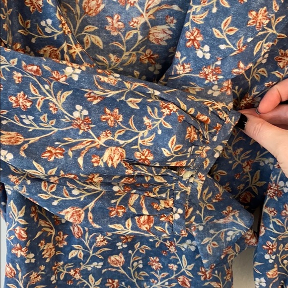 Lauren Jeans Co. wrap top - Picture 3 of 6